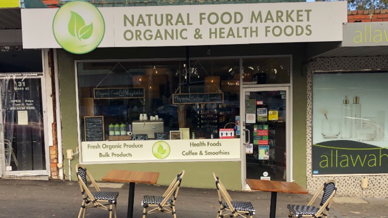 Natural Food Market, Were Street village, Montmorency